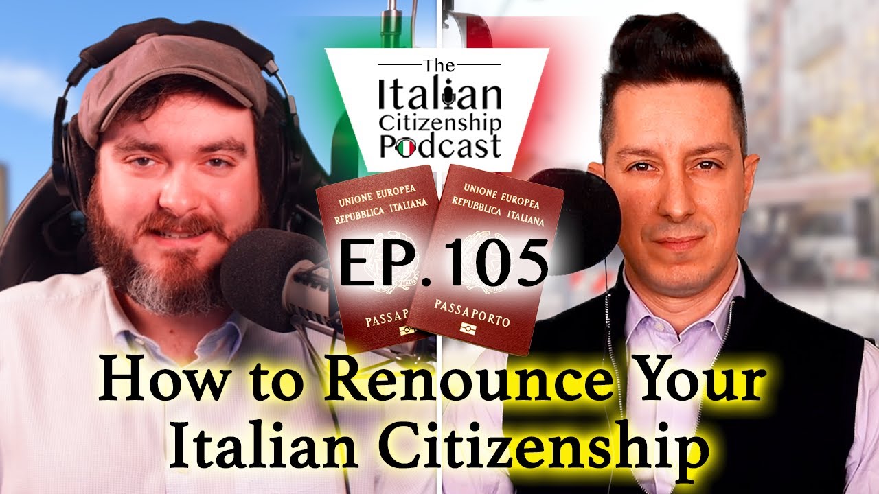 How to Renounce Italian Citizenship