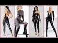 Most Stunning And Likely Faux Tit Leather Jumpsuit Outfit Ideas For Women's