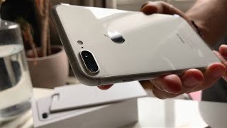 Unboxing Apple IPhone 7 PLUS SILVER [Shoot in 4K by iPhone 7 Plus] first view / déballage test filmé