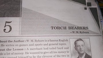 TORCH BEARERS by W.M RYBURN .part (2)