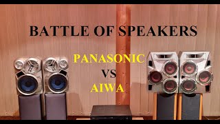 Битва колонок Panasonic VS Aiwa - любительский обзор от Макса