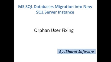 SQL DBA Industrial Base Orphan User Fix Session in HINDI Day 15 #ibharatsoftware