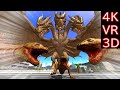 【MMD VR180】Shin Godzillas & King Ghidorah(シンゴジラ達&キングギドラ)