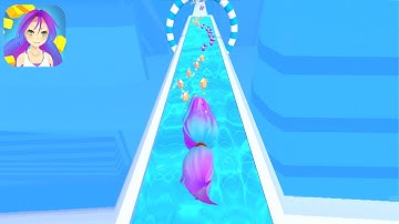 Hair Rush Game 👸 ALL LEVELS NEW UPDATE - iOS / Android Mobile Gameplay #6