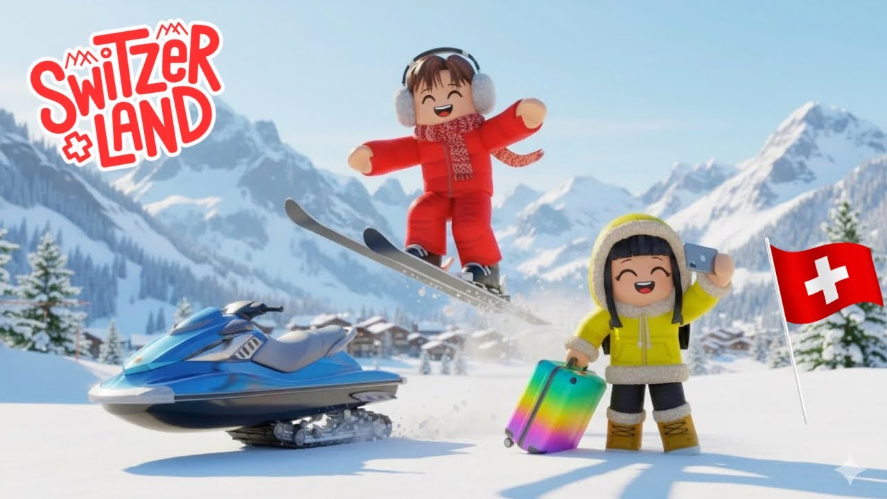 Vlog KAK YUTA dan MIO Mendadak TRAVELING Ke SWITZERLAND | Harabi Family | BERRY AVENUE ROBLOX