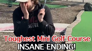 The TOUGHEST Mini Golf Course | Mini Golf Tournament FULL ROUND - (INSANE ENDING!)