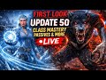 🔴LIVE | First Look Update 50 PTS Class Masteries & Werewolf Rework