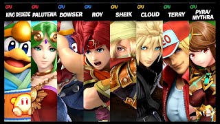 King Dedede and Palutena VS Bowser and Roy VS Sheik and Cloud VS Terry and Pyra / Mythra Ultimate