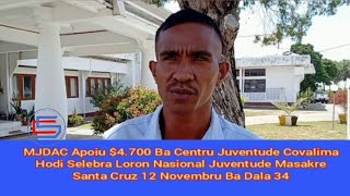 MJDAC Apoiu $4.700 Ba CJC Hodi Selebra Loron Nasional Juventude Masakre Santa Cruz, Ba Dala 34 