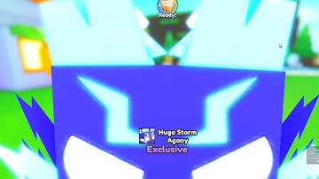 OMG! I FINALLY GOT A HUGE STORM AGONY in Pet Simulator X!