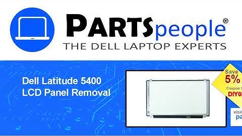 Dell Latitude 5400 (P98G001) LCD Panel How-To Video Tutorial