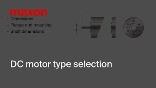 DC motor type selection