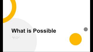 What's Possible With God: Living by Faith and Fruit