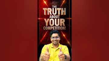 The Truth about your competition | Dr Virendra Singh | CSIR | GATE | DBT | ICMR #vedemy #competition