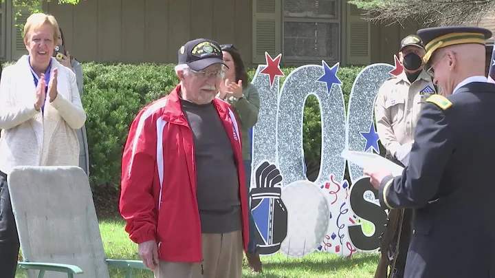 Rockford WWII veteran honored with parade for 100th birthday