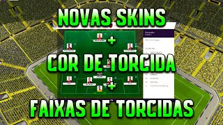 Football Manager 2021 Touch ( CORES DA TORCIDA + NOVAS SKINS + FAIXAS DE TORCIDAS ) 