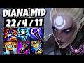 Diana vs Akali [ MID ] Korea Master 918 LP | Patch 26.11