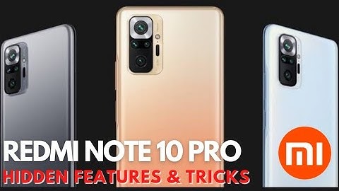 TOP 10 Hidden Features Of Redmi Note 10 Pro | Tips & Tricks