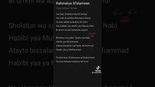 maher zain-lirik rahmatan lil alameen