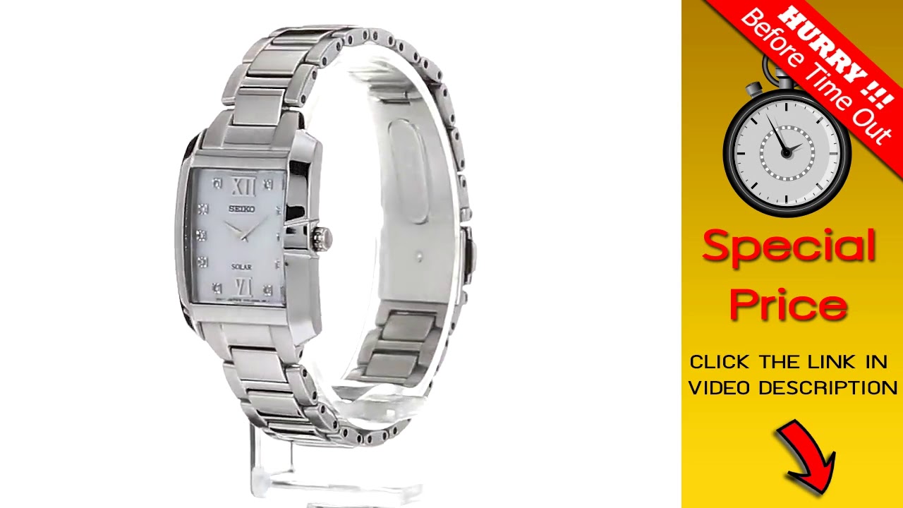 Seiko Women's 'Diamond Solar' Quartz 