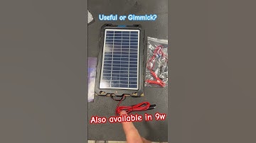 Are Battery Maintainer Solar Panels a Gimmick? #toolreview #battery #solar #diy #deadbattery