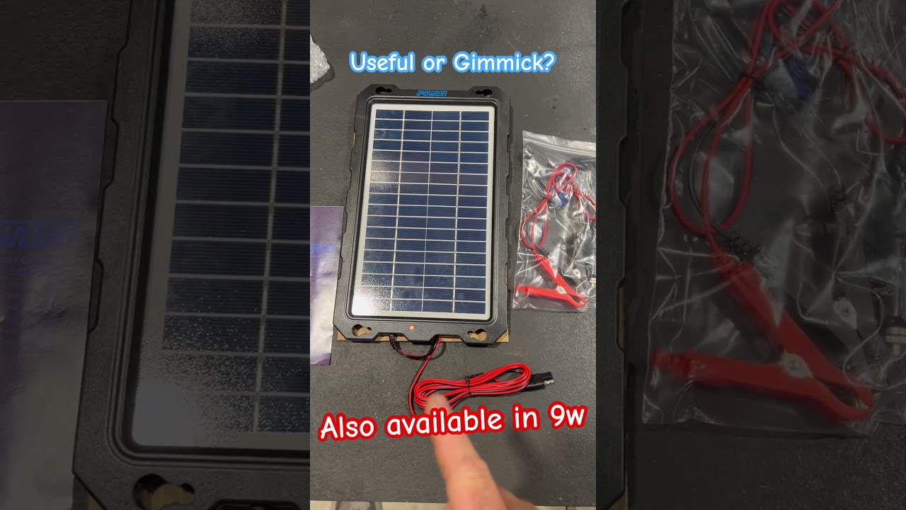 Are Battery Maintainer Solar Panels a Gimmick? 