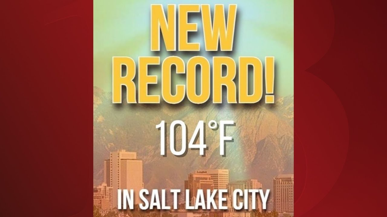 Salt Lake City breaks record-high daily temperature - YouTube
