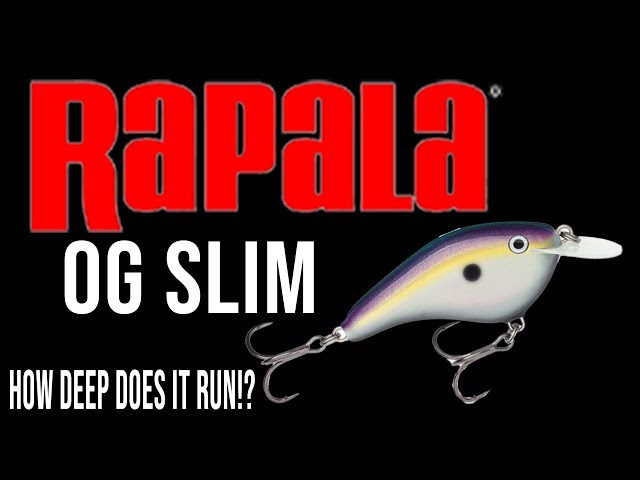 Rapala OG Slim - How Deep Does It Really Run?! 