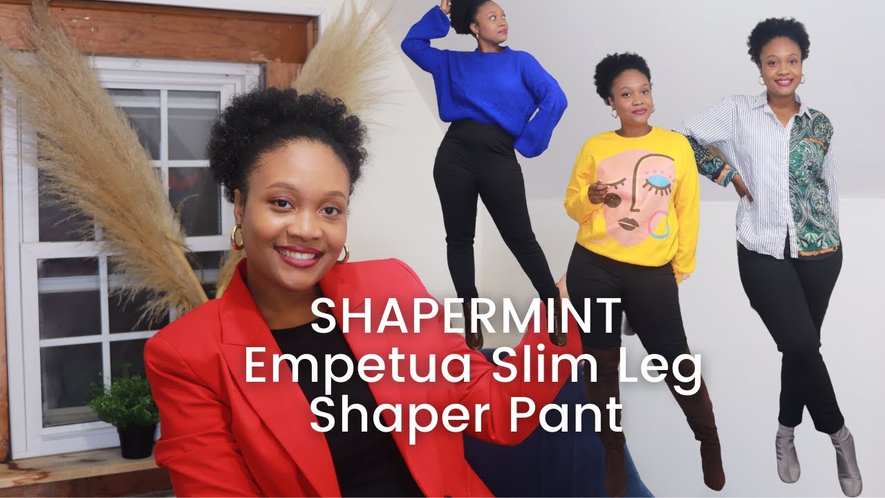 SHAPERMINT EMPETUA SLIM LEG SHAPER PANT REVIEW + Fall styling ideas