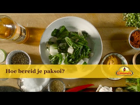 Paksoi snijden & bereiden
