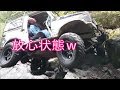 【ジムニー】　ガレた林道ドライブ 3-3 suzuki samurai Rocky road drive