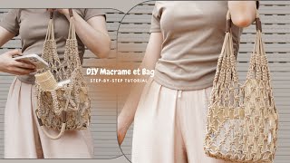 Celebrity Easy DIY Macrame Net Bag: Complete Guide and Instructions Profile