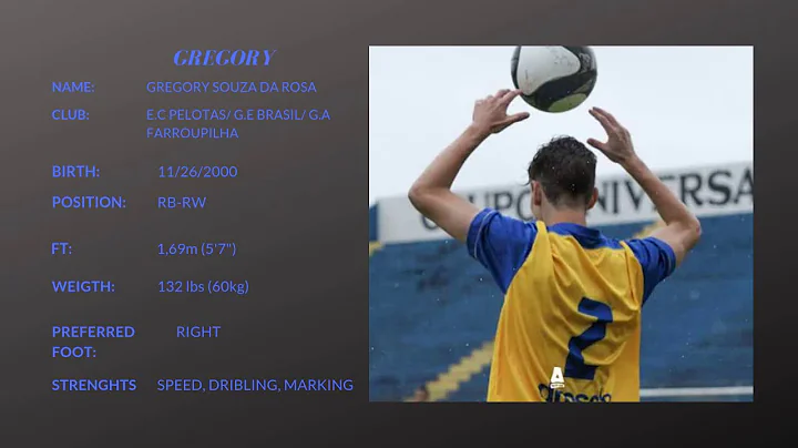 Gregory Souza - Highlights (RB - MD)
