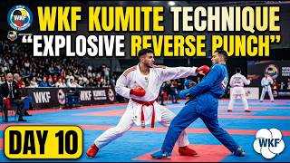 WKF Kumite Series | Day 10Mastering the Distance: Explosive Reverse Punch (Gyaku Zuki) ⚡#KumiteDril