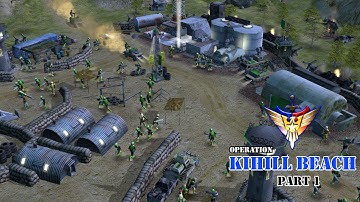 C&C Generals Zero Hour USA01 Operation Kihill Beach part 1
