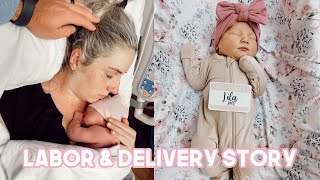 POSITIVE BIRTH STORY | ELECTIVE INDUCTION AT 39 WEEKS | LABOR & DELIVERY STORY | RAINBOW BABY