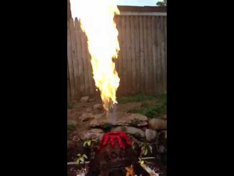 Video: Fire-breathing Volcano Cake