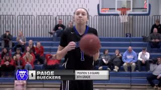 Hopkins vs. Shakopee Girls High School Basketball  Paige Bueckers