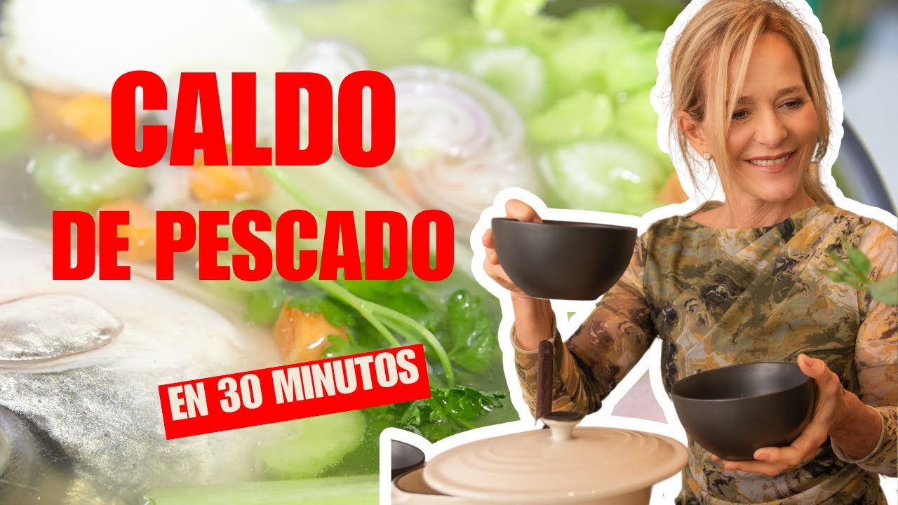 La receta PERFECTA de caldo de pescado | Fumet para risotto, paella y sopa | Simplemente Rose