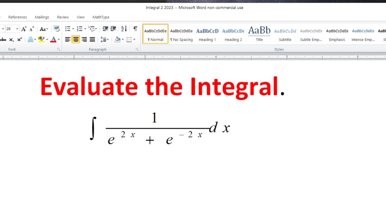 The Integral Of 1 e 2x E 2x YouTube the-integral-of-1-e-2x-e-2x-youtube