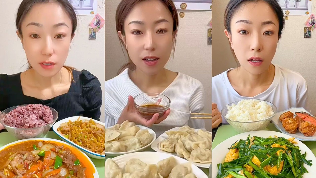 Chinese Home-Cooked Food Mukbang | Realistic Eating Sounds No Talking #444