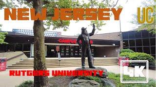 [4k] New Jersey, Rutgers University Virtual Tour, Camden Campus.