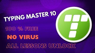 Download Typing Master 10 FREE with All Lessons Unlocked In Urdu| Easy Steps in 2024