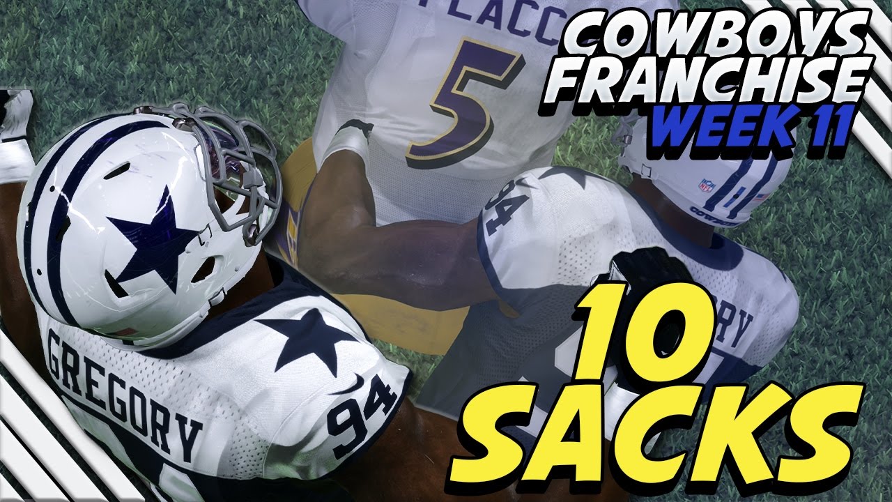 Madden 17 Franchise Mode Gameplay | HARASSING JOE FLACCO!!! (Cowboys vs Ravens S1-W11)