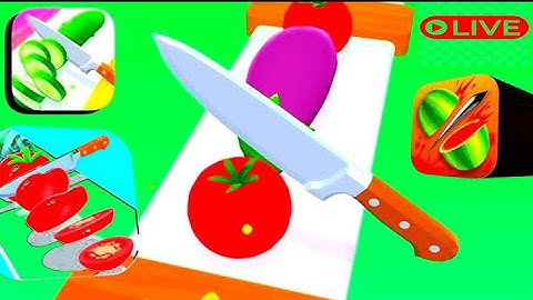 Perfect Slices And 😱 amazing games Livestream Part 25 🍉🔪 #live #shortslive