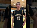 Walla Walla freshman Kyler Villarreal of Othello talks about college basketball