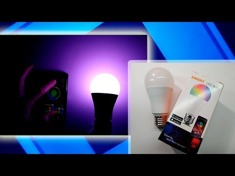 Умная светодиодная лампочка E27 RGB 6W с Bluetooth Управлением RGB Применимо к IOS - ЛАМПЫ ИЗ КИТАЯ