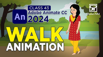 Adobe Animate CC 2024 Advance Level: Walk Cycle Animation | 2D Animation | 2D Cartoon