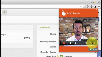 Simple Video Email (BombBomb) Integration with your CRM