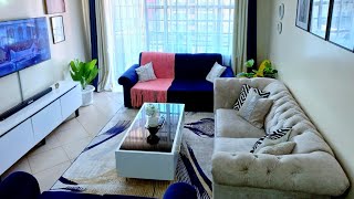 LIVING ROOM + KITCHEN HOUSE TOUR //House Arrangement Ideas in Nairobi,Kenya.